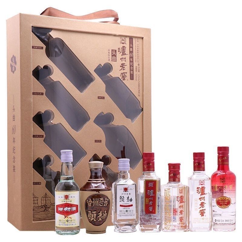 泸州老窖头曲60周年纪念酒   礼盒装浓香型52度125ml