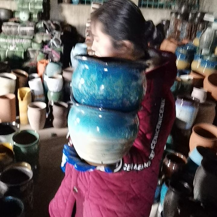 红陶口20高17两个