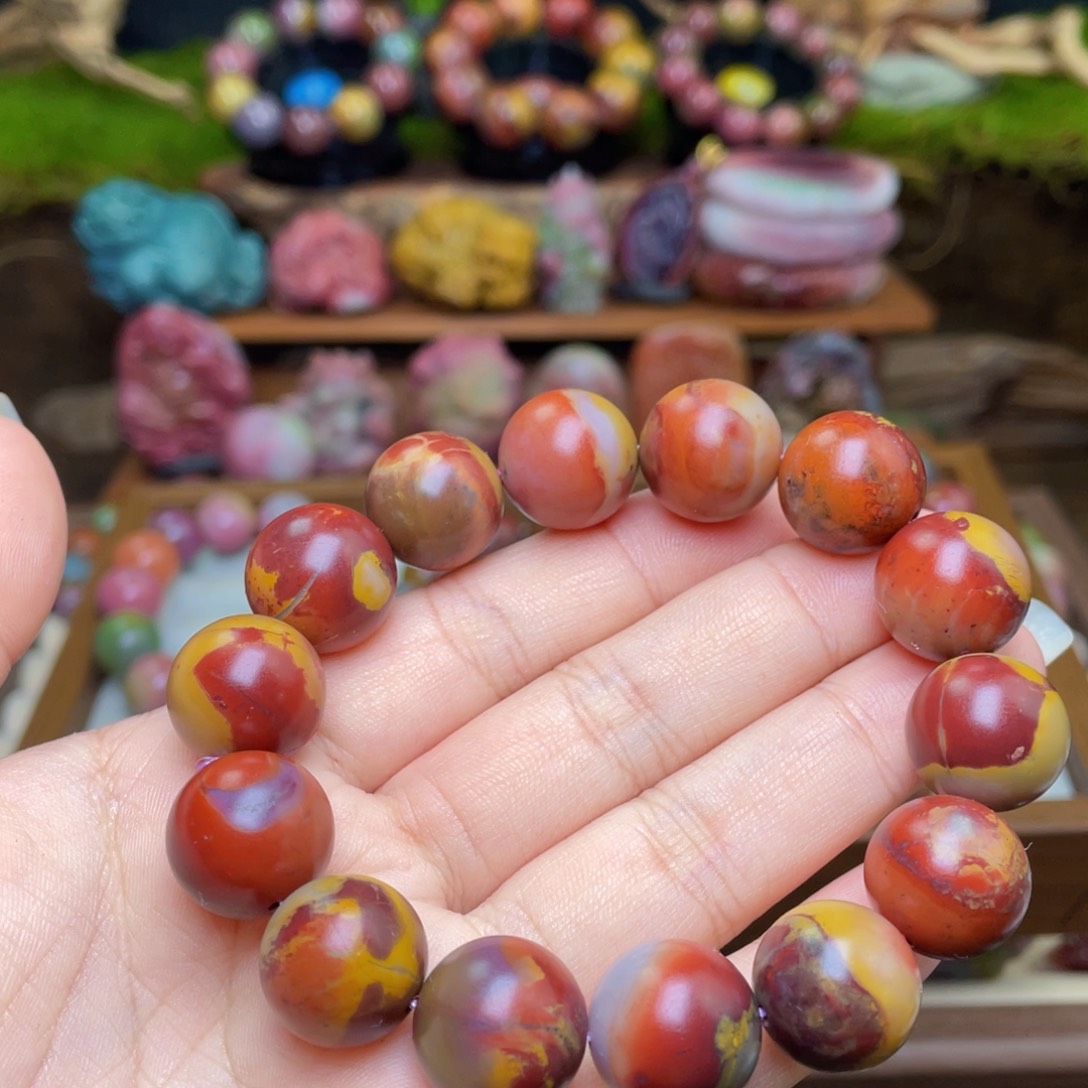 玛瑙/玉髓未镶嵌珠宝半成品延**剑盐源玛瑙收藏包浆手串