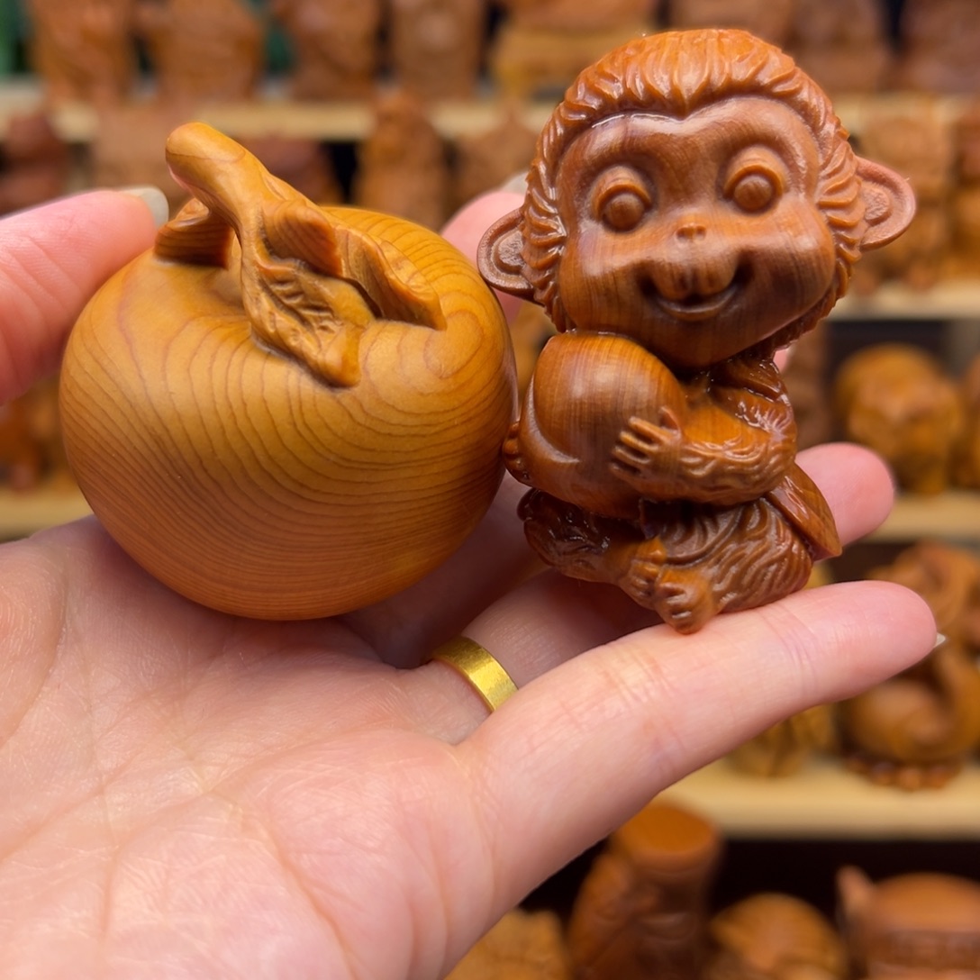 S***T崖柏太行崖柏手把件