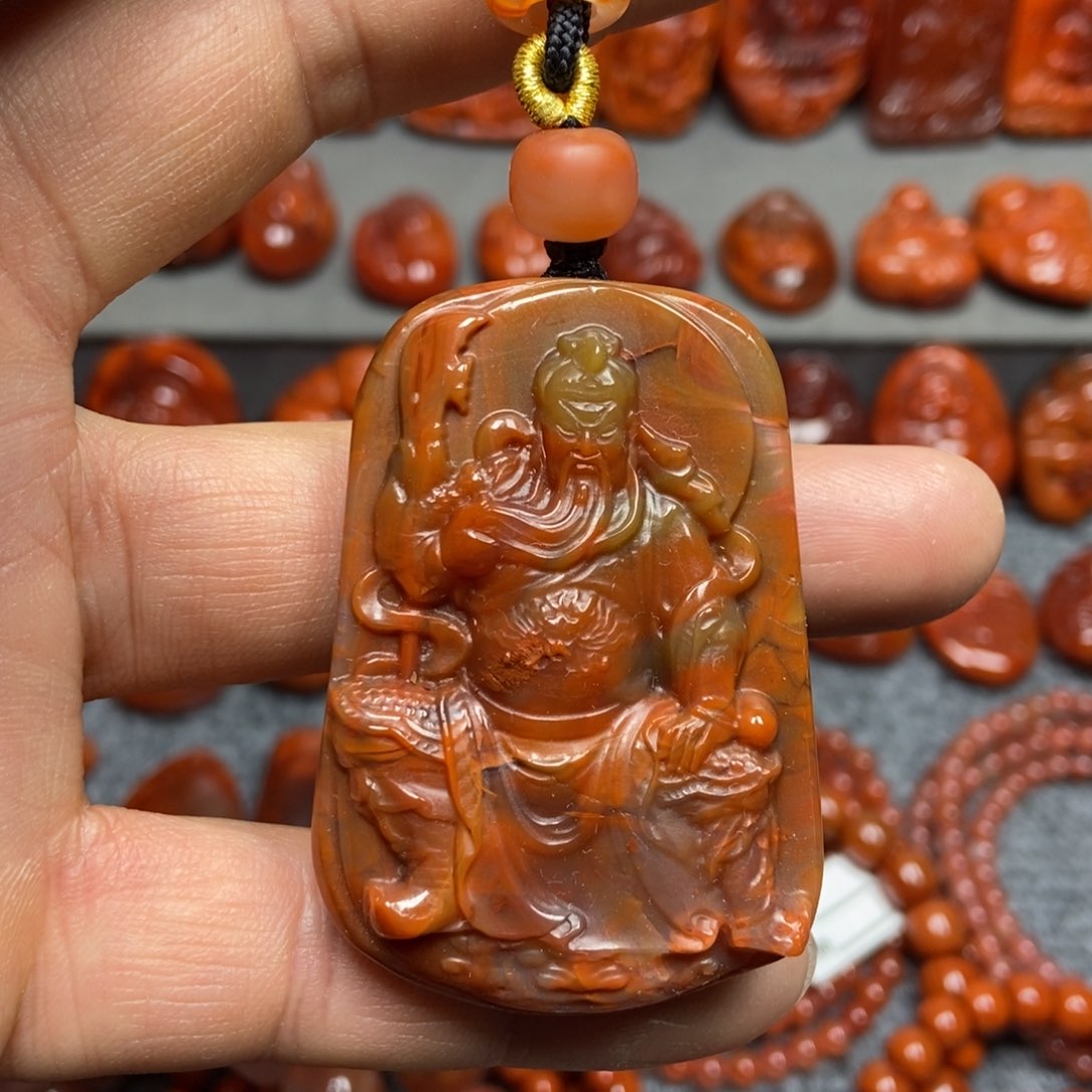 南红玛瑙吊坠(不含链)未镶嵌