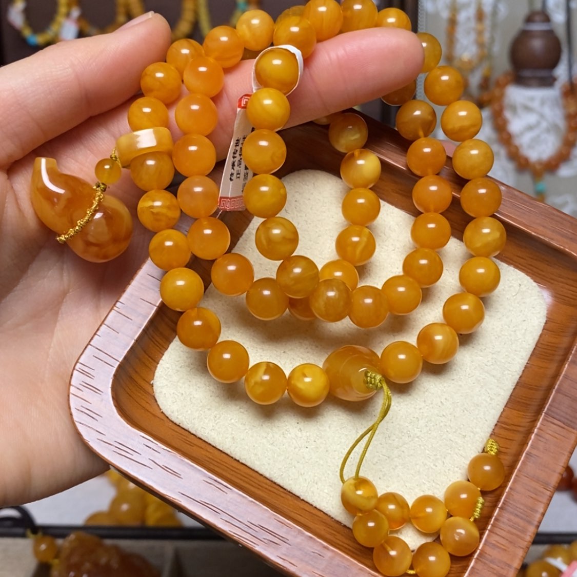 【闪购商品】手链蜜蜡未镶嵌手串