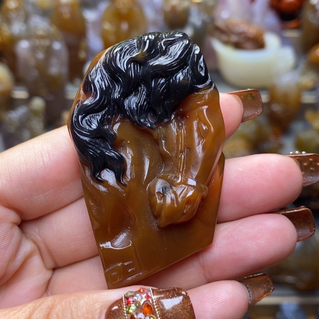 玛瑙/玉髓挂件未镶嵌