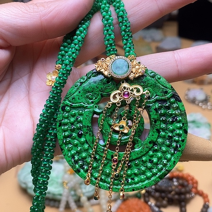 翡翠手链未镶嵌嫣*一套2480