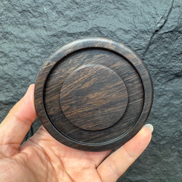 国标红木紫光檀壶承杯垫隔热垫