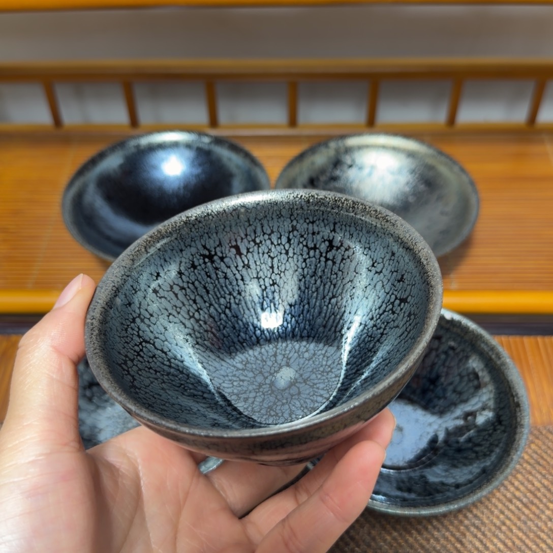 茶盏建盏手工制作主人杯茶杯的