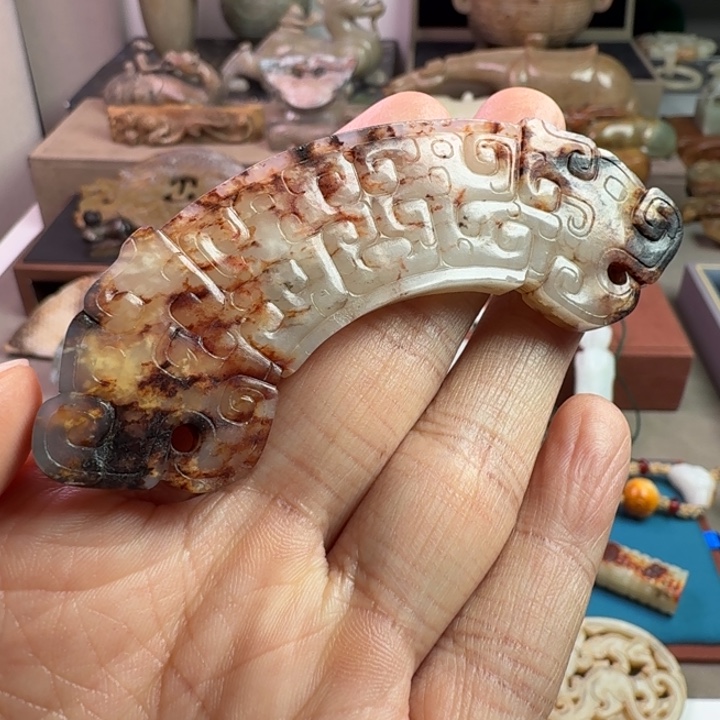 小***戒和田玉（糖玉）未镶嵌颈饰