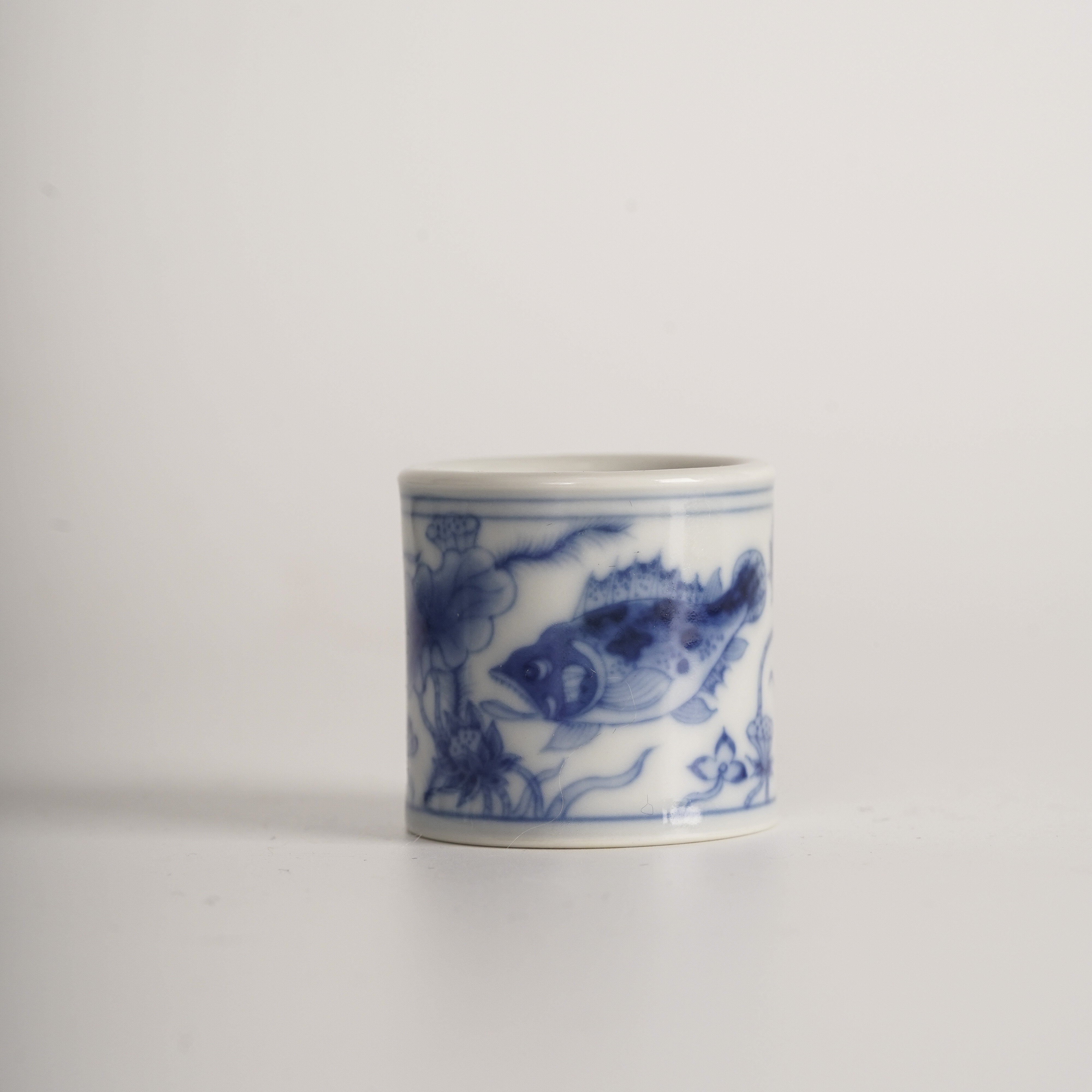 望月怀古望月怀古鱼藻板纸盖置