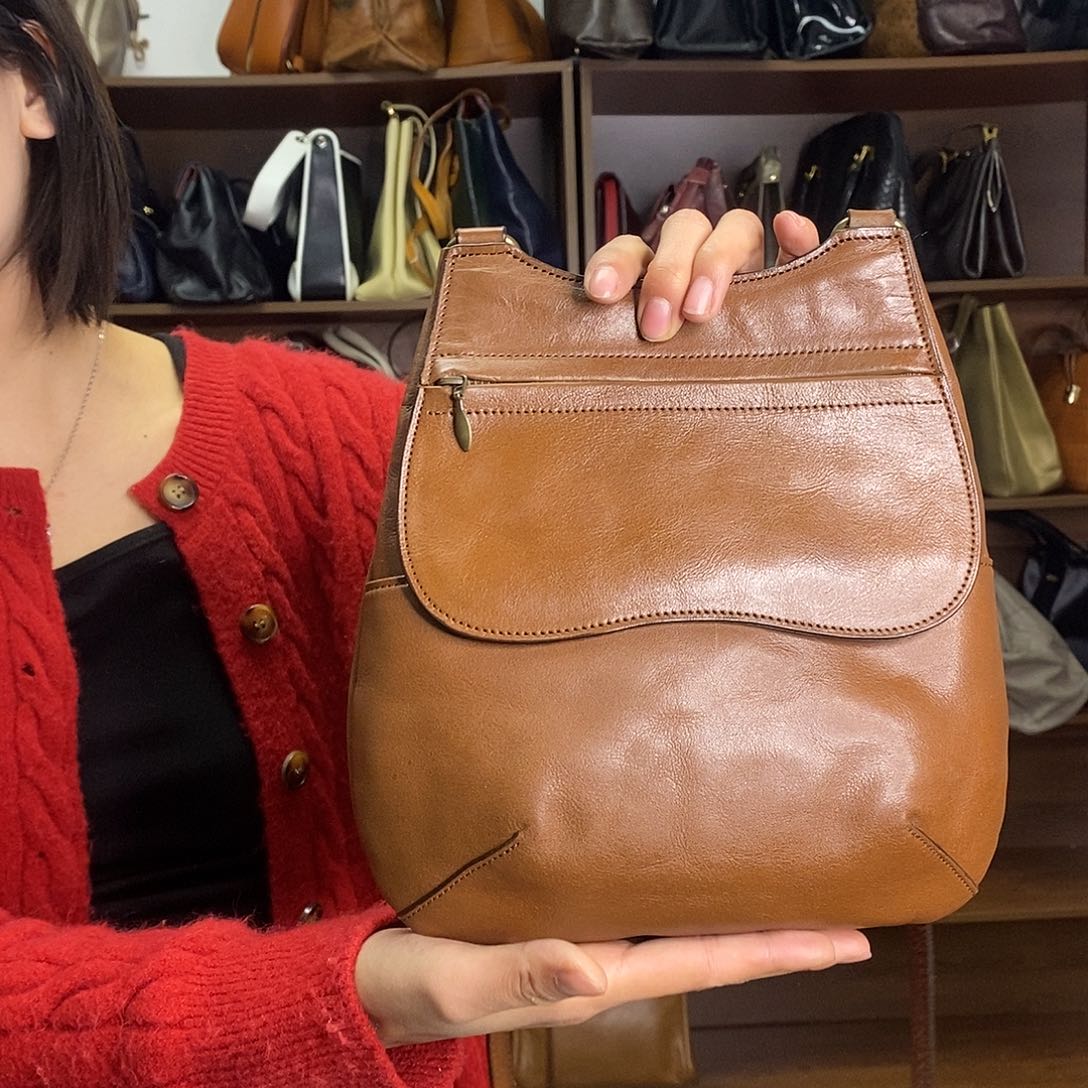 羊皮（革）牛皮（革）古着包包no退no换