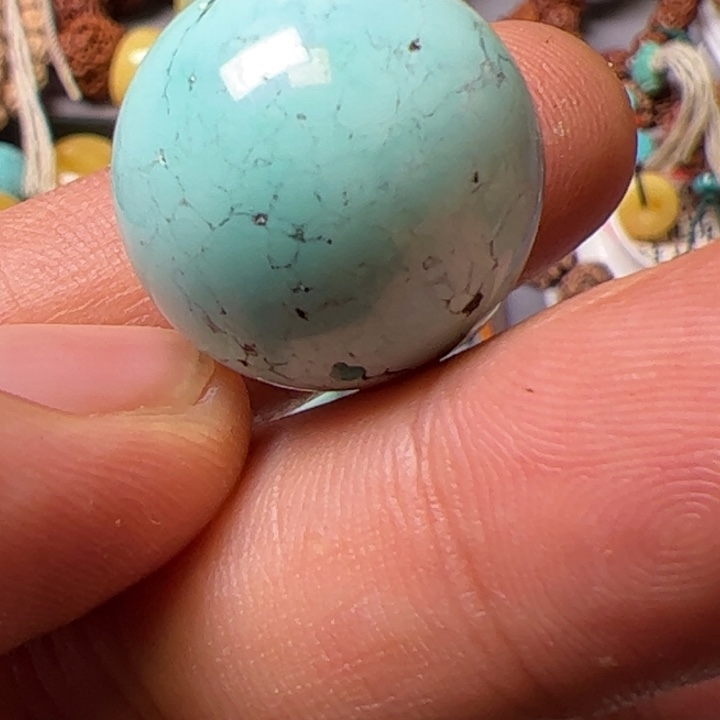 合金绿松石珠宝奇石22大圆珠