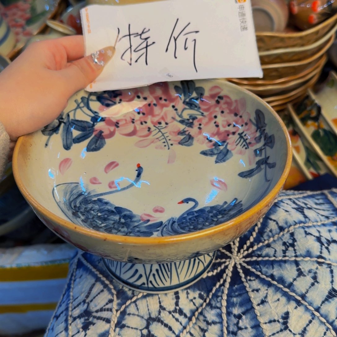 瓷片景德镇陶瓷手工手绘