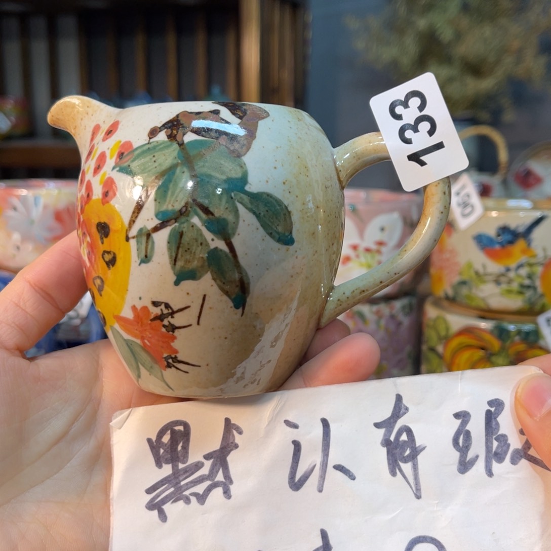 杯素浅陶瓷手工手绘