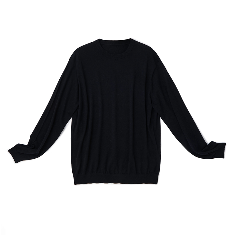 SayYa【幻】平海夕漫漫简约男士精纺羊绒套头衫百搭精纺羊绒衫