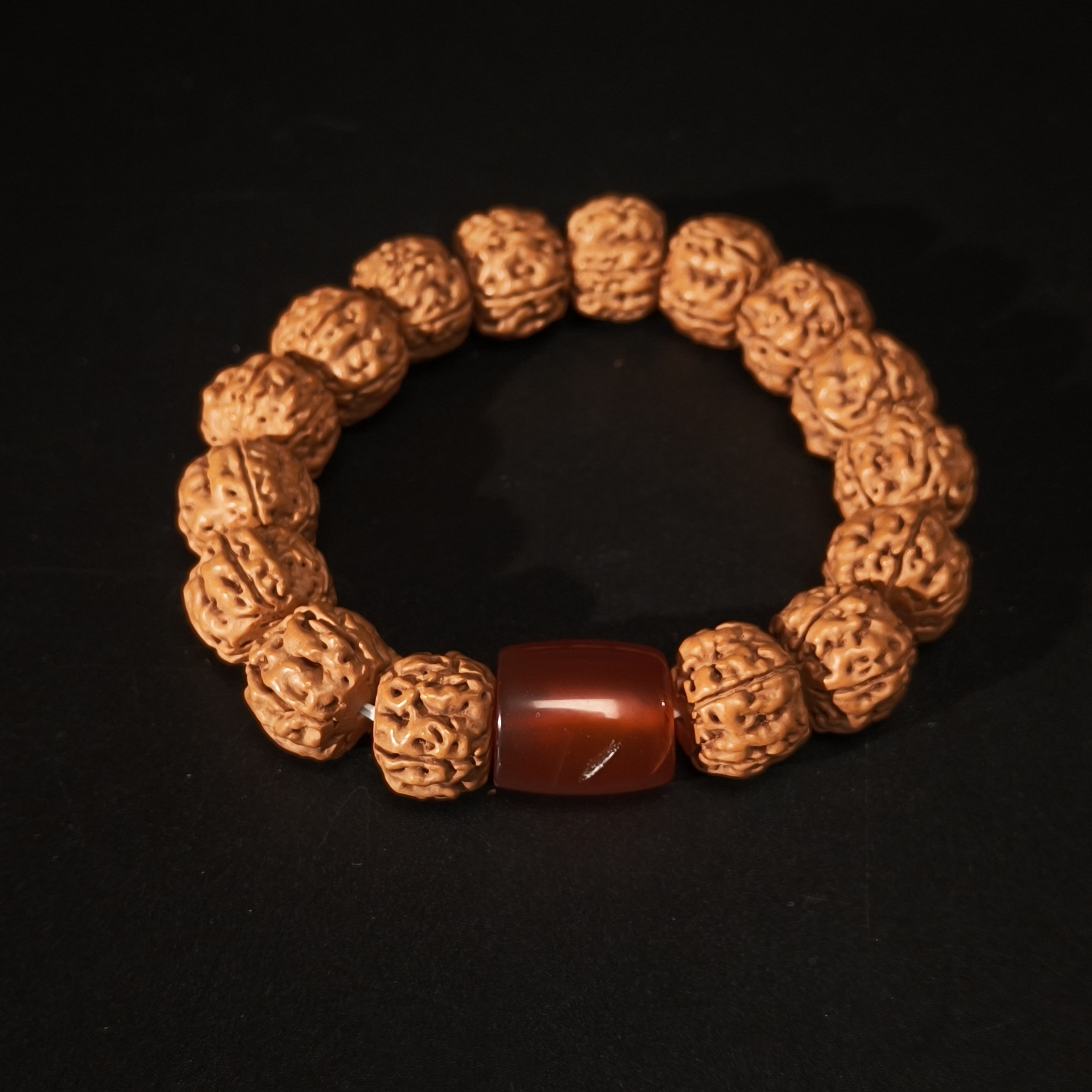 清晚期玛瑙串/DL243955/古玩/收藏/德州文物