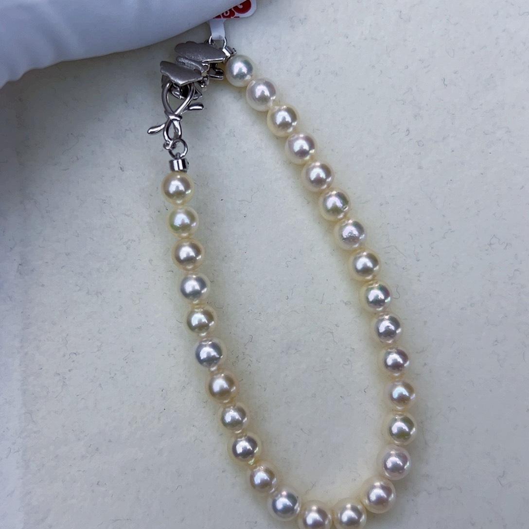 海水珍珠海水akoya设计款手链028未镶嵌