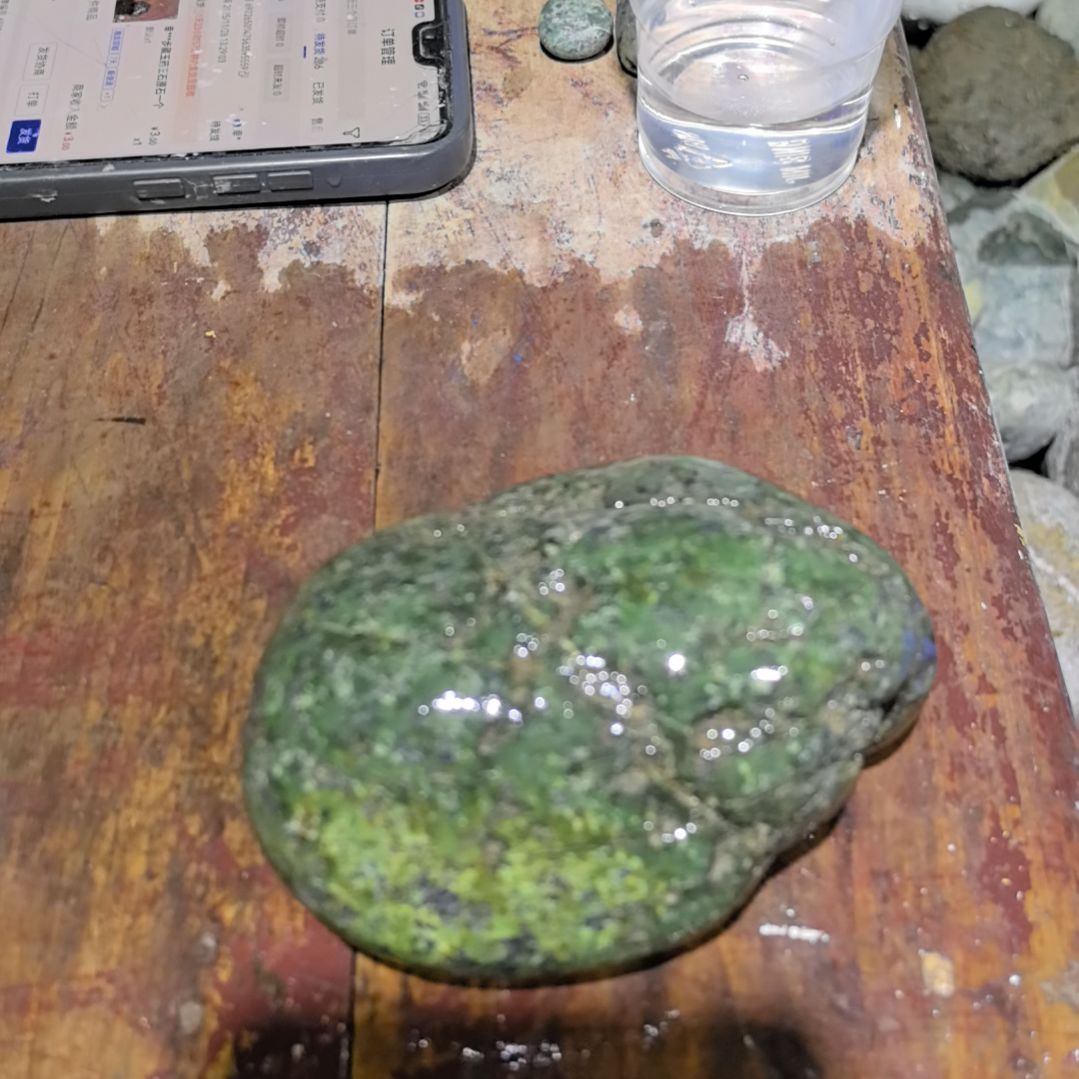渣***酒藏玉药王石原石一个摆件