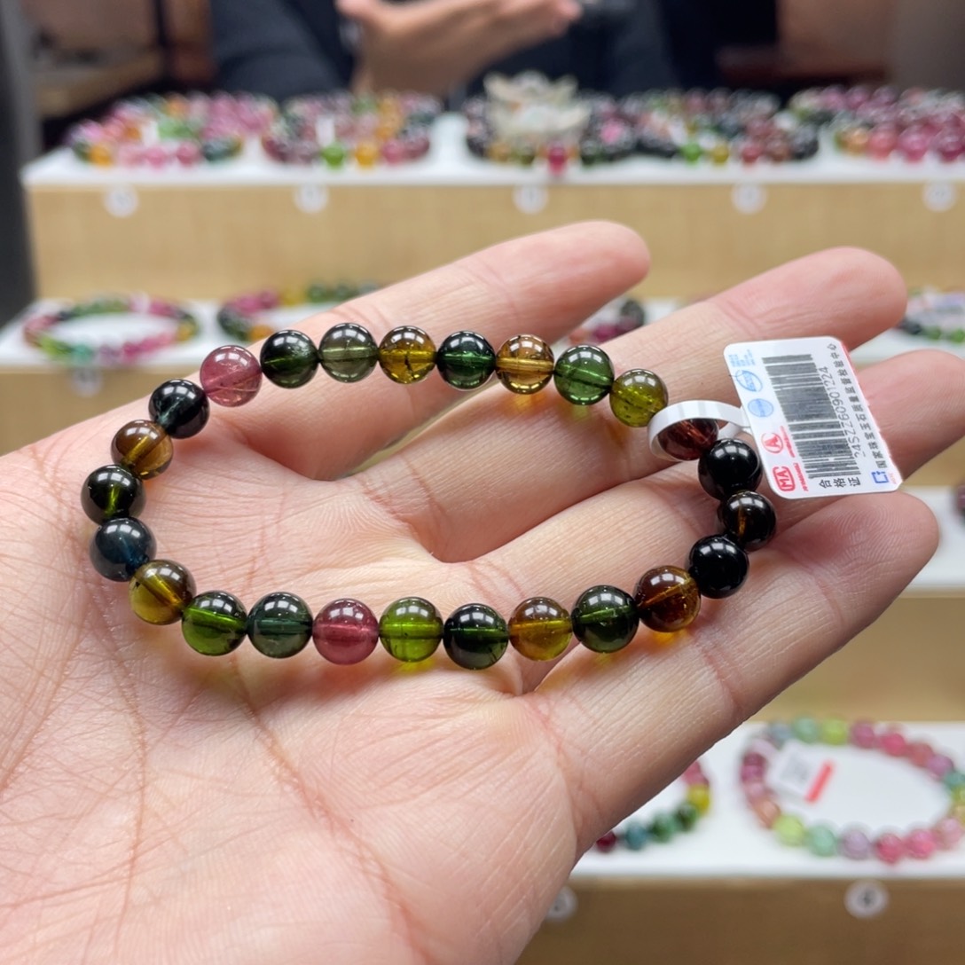 碧玺手串未镶嵌7mm.mmmmmmmmm