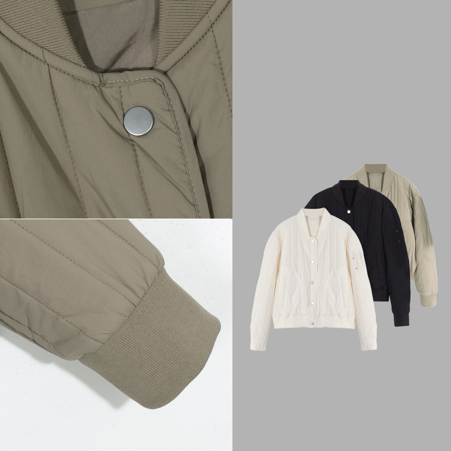 凯特丝蓓3331#【间道】飞行员夹克短款棉服外套