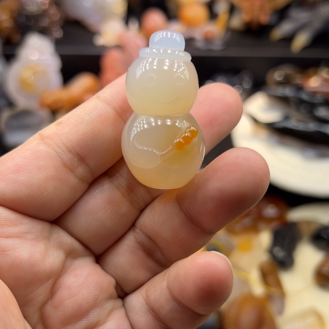 玛瑙/玉髓未镶嵌手玩/摆件/挂件