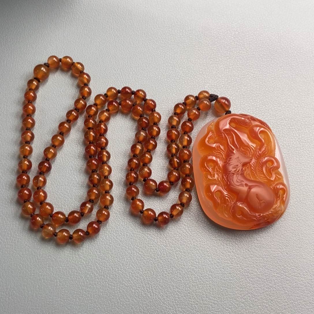 玛瑙/玉髓项链未镶嵌