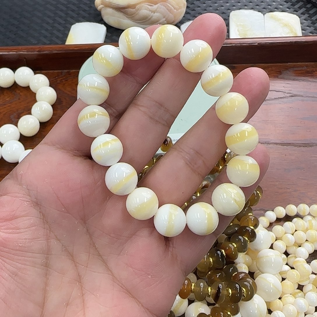 手串白玉菩提12一线