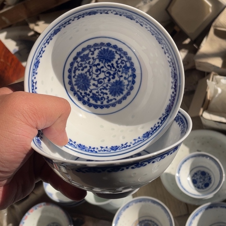 碗瓷景德镇高温细白瓷