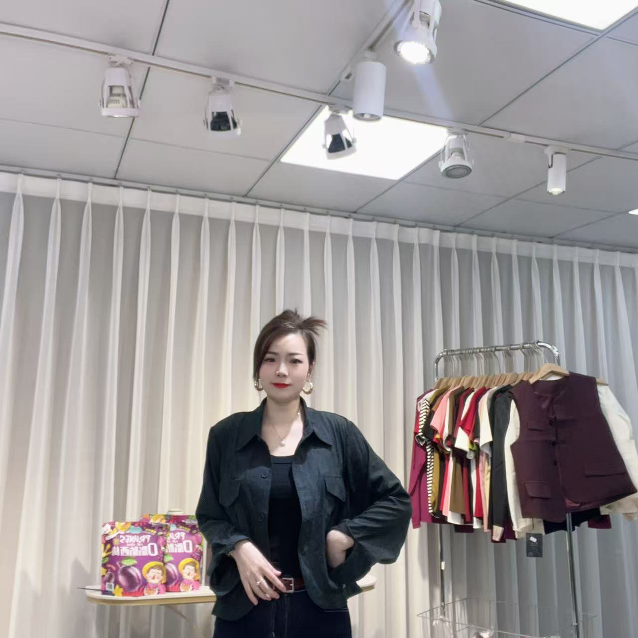 大美小美 长袖翻领薄款轻熟风短外套春款风衣上衣休闲外套夏季