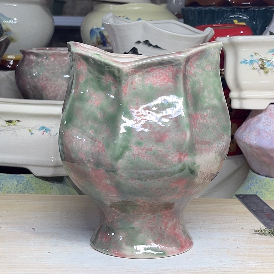 陶瓷绿植多肉微瑕花盆外口径：13*19