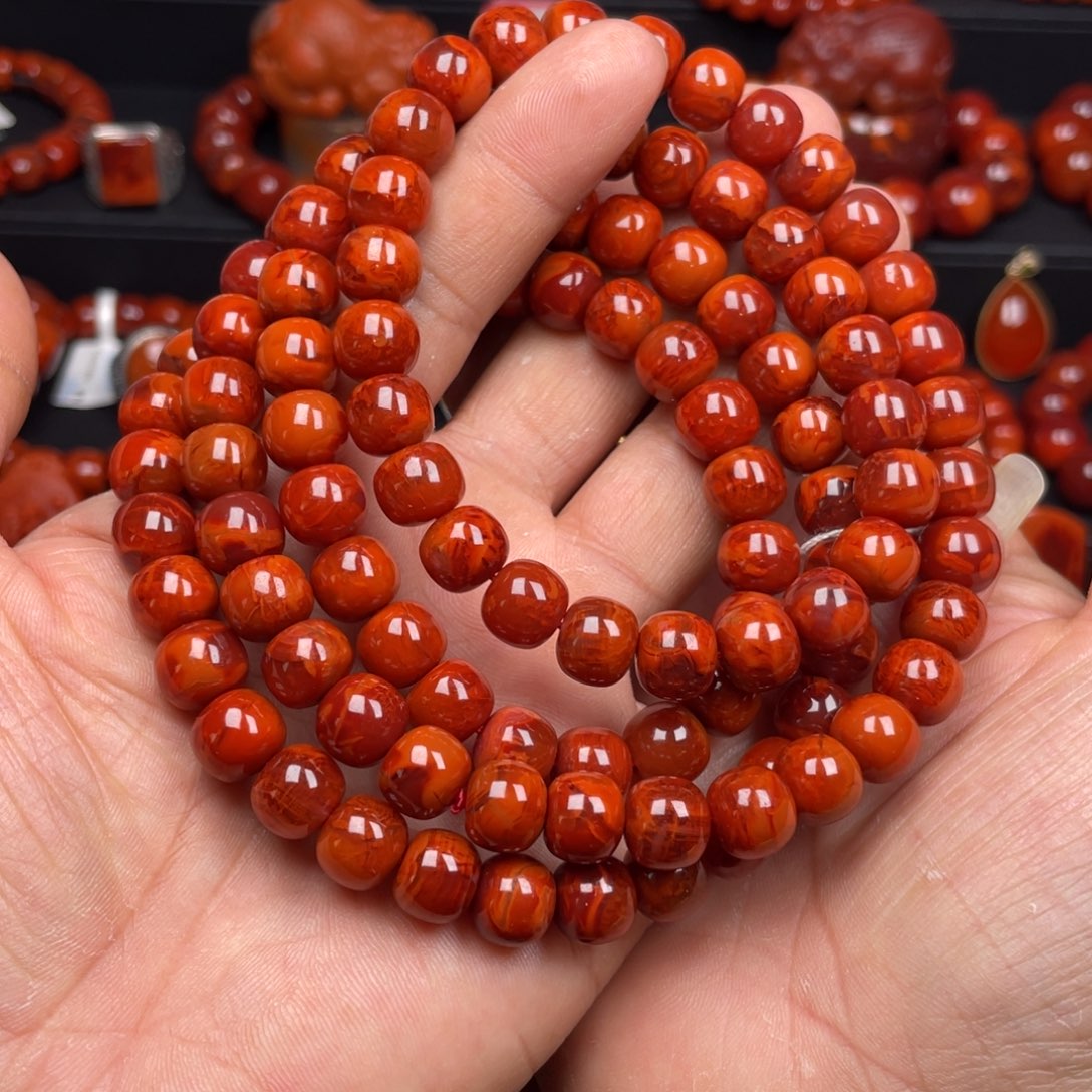 南红玛瑙珠宝奇石未镶嵌智****舍多圈9➕