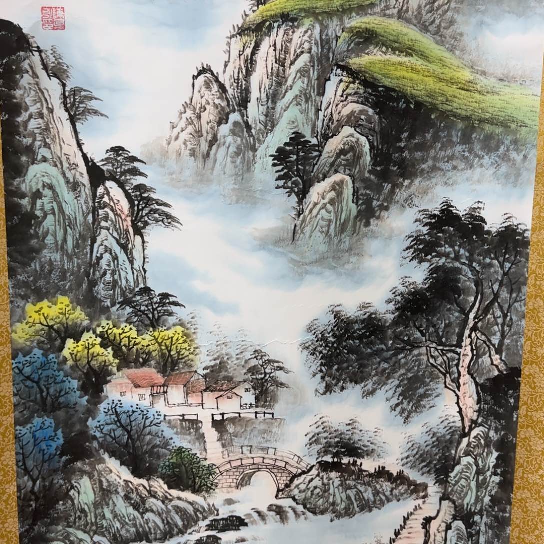 QA原创山水作品！带证书！限购一单 