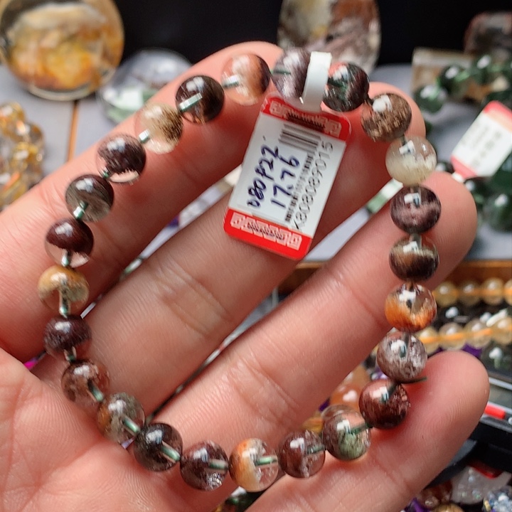 水晶手串未镶嵌天然