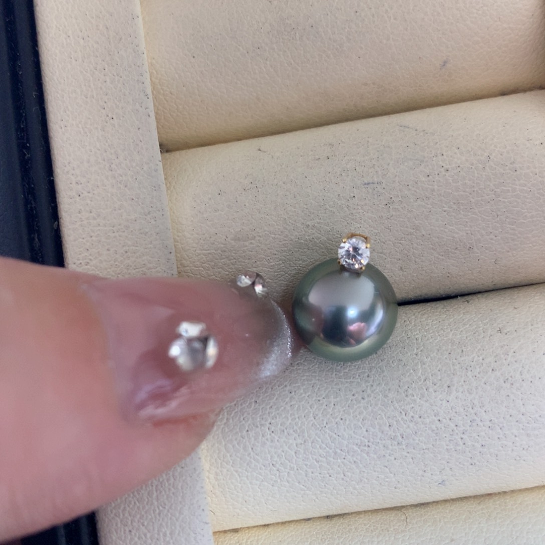 海水珍珠颈饰18K金镶嵌