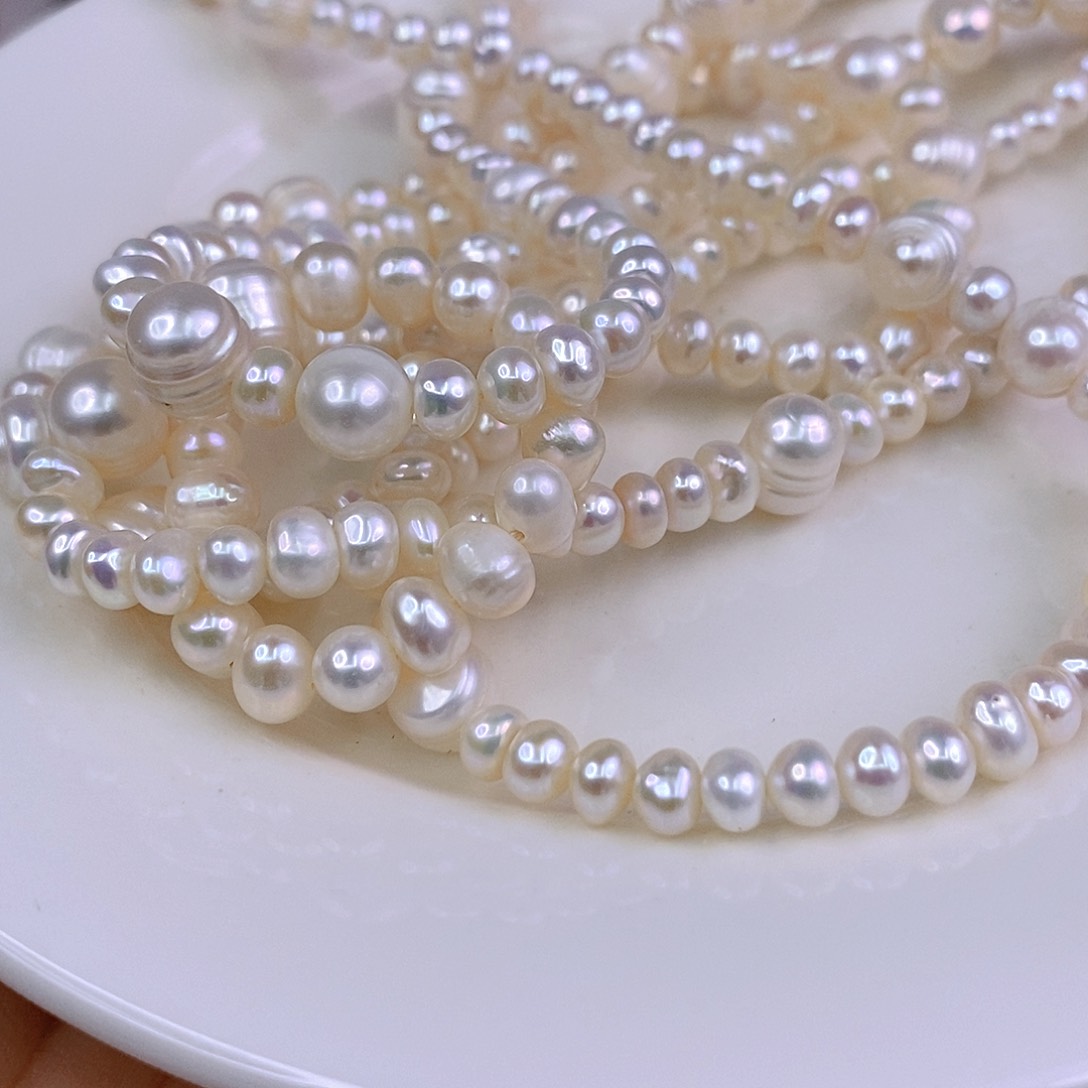 淡水珍珠颈饰合金