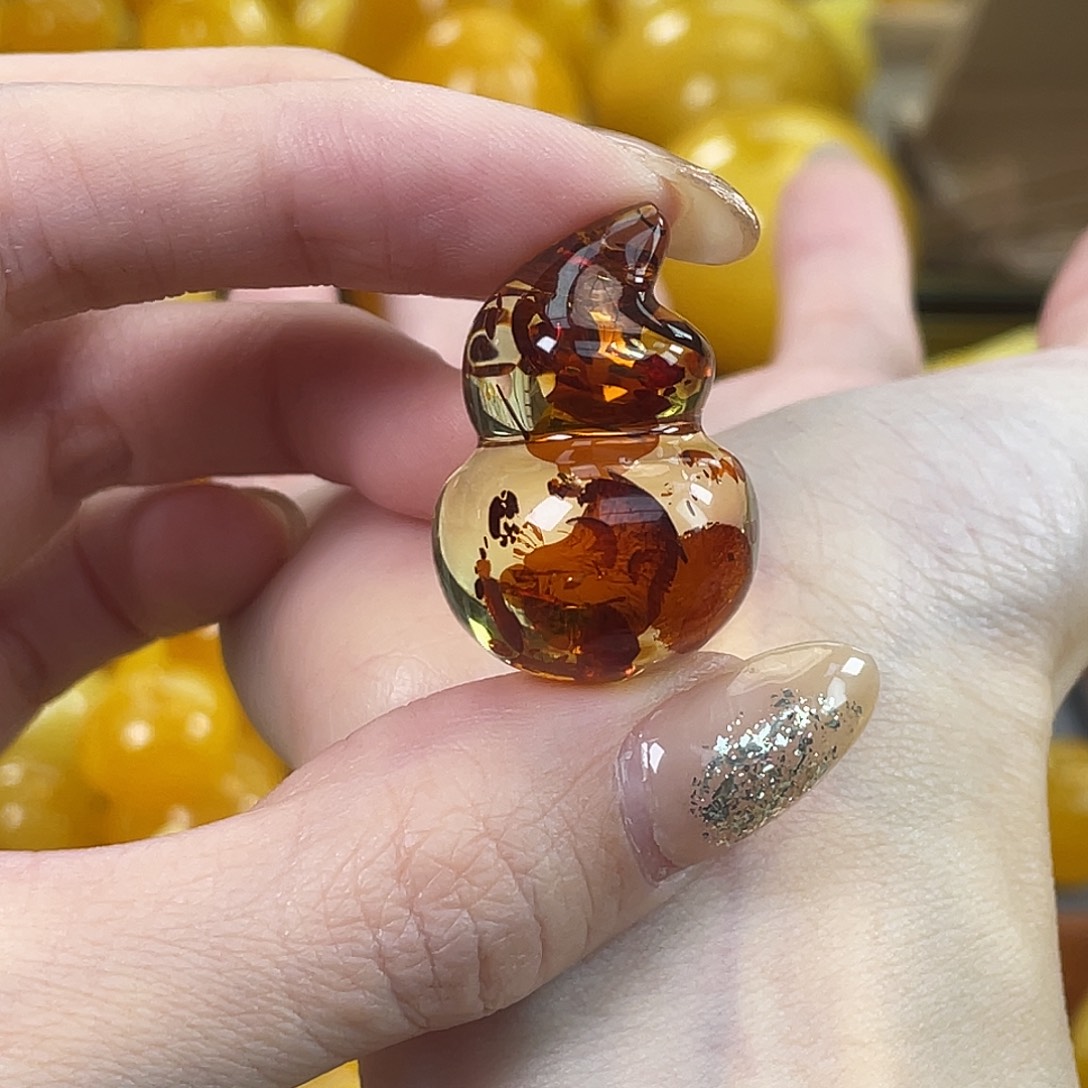 琥珀未镶嵌珠宝奇石琥珀蜜蜡J29