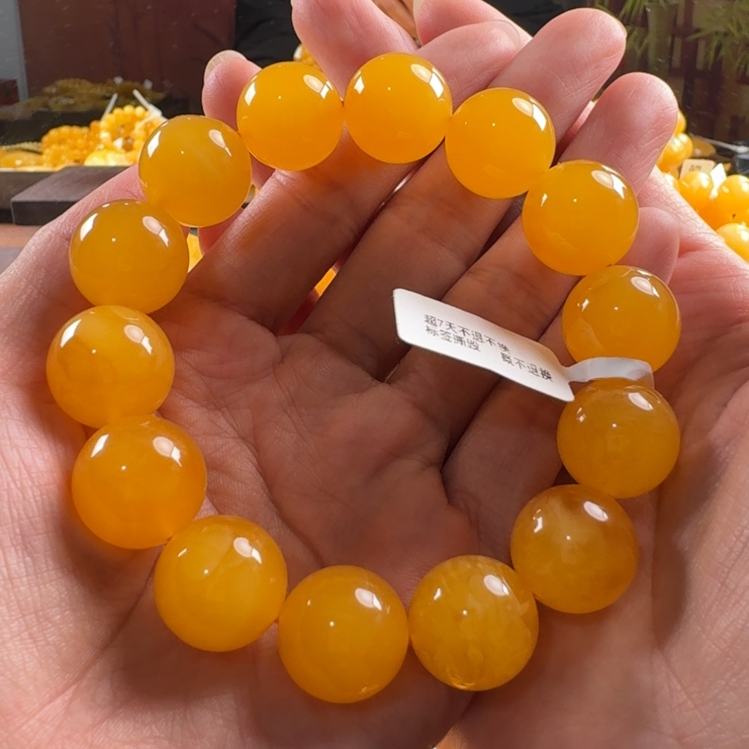 蜜蜡毛衣链未镶嵌胖**哦