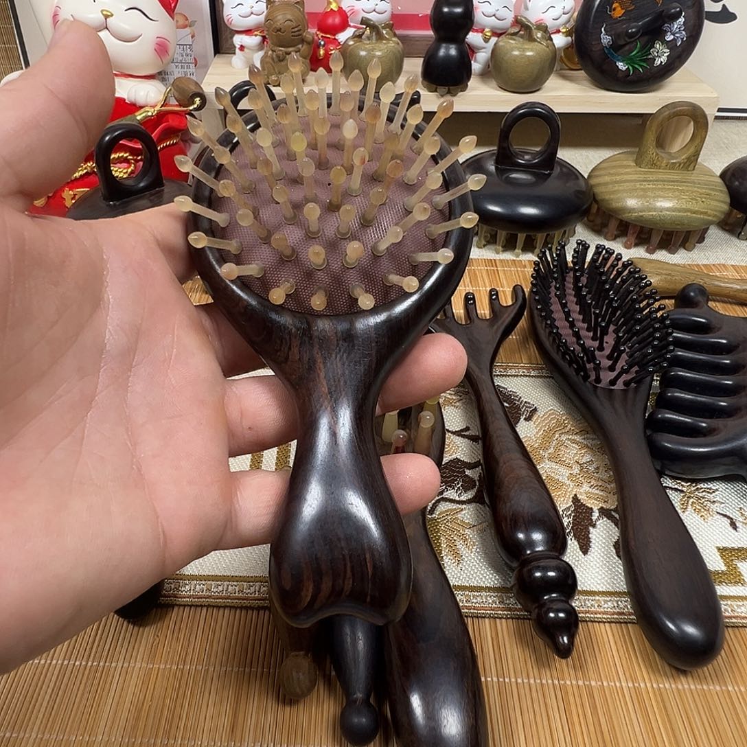 紫光檀木梳木梳木梳