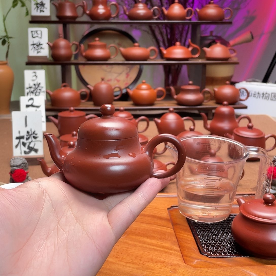 紫砂茶壶D*君德手拉壶