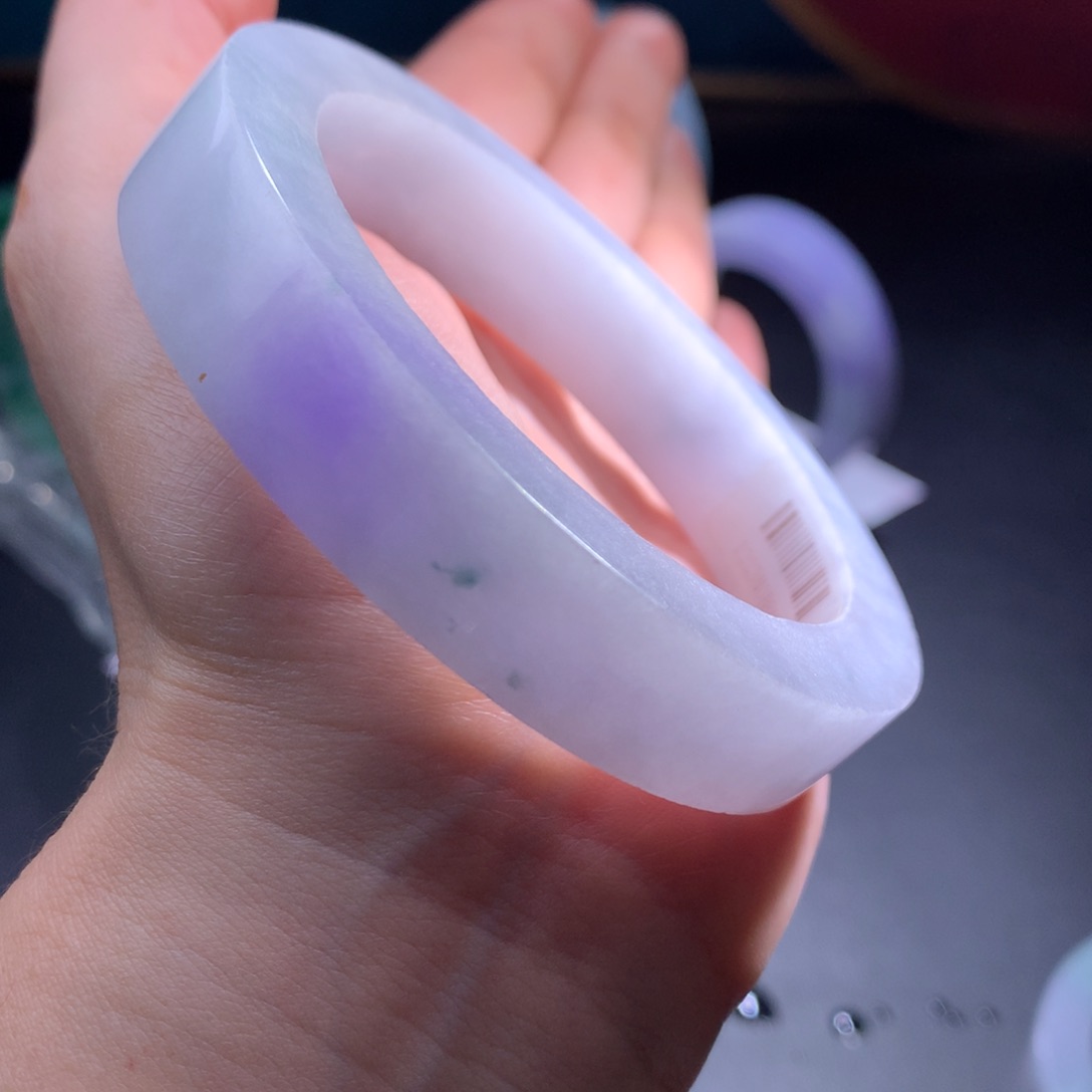 未镶嵌特价大漏紫罗兰定制翡翠