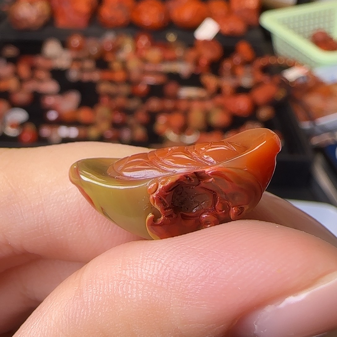 吊坠(不含链)未镶嵌南红玛瑙
