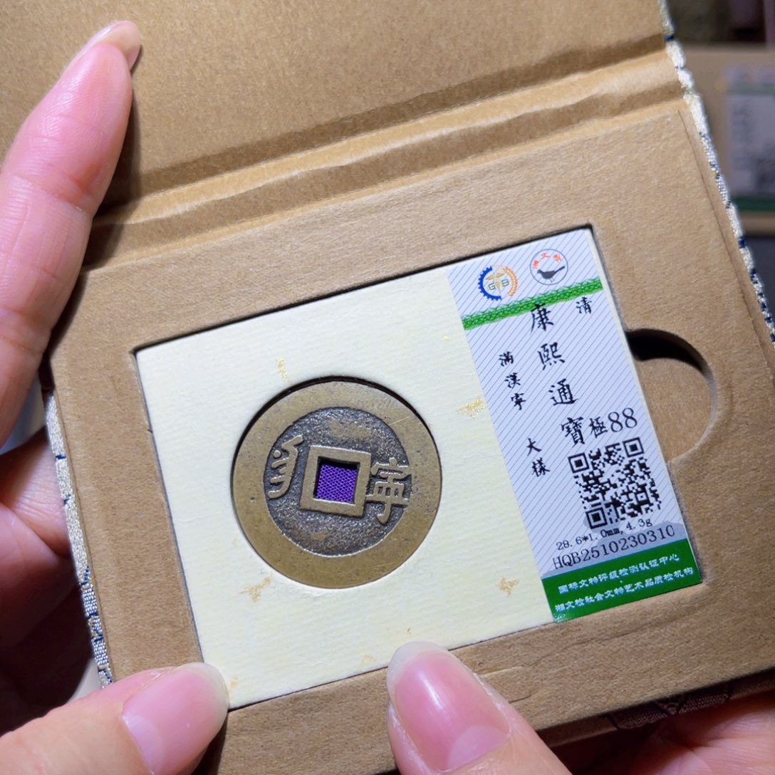 铜隆兴珍泉收藏康熙宁大样0310