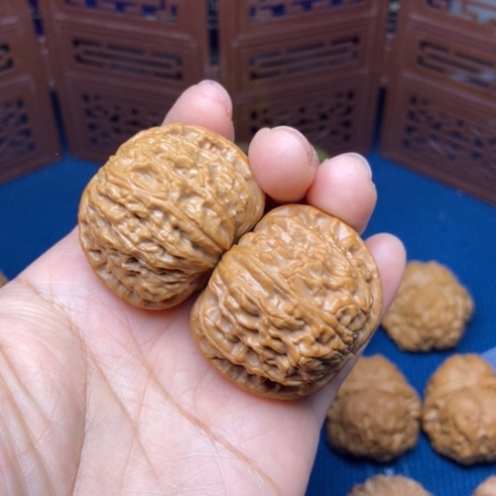 文玩核桃把件41白狮子