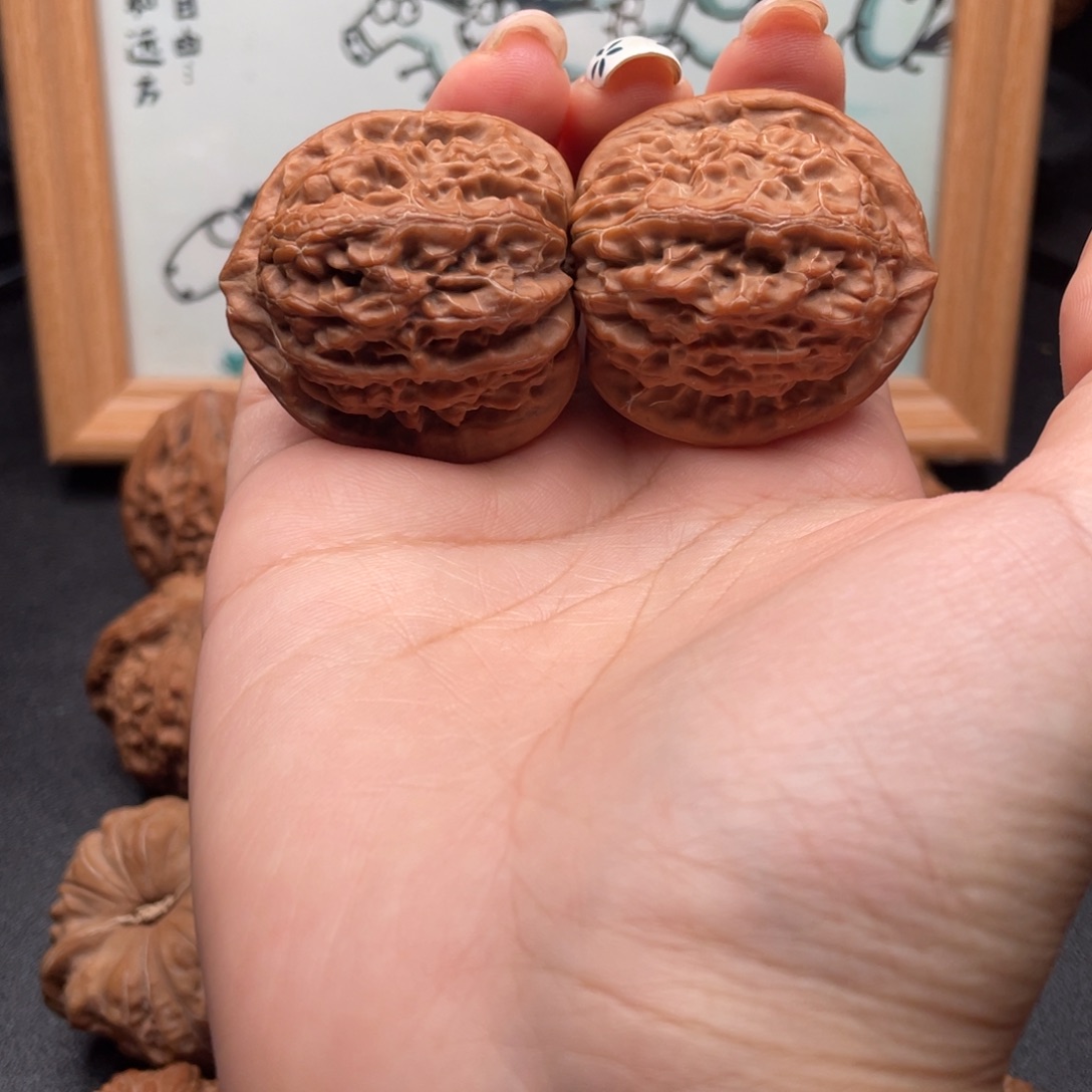 文玩核桃吊坠38全品蓟县元宝