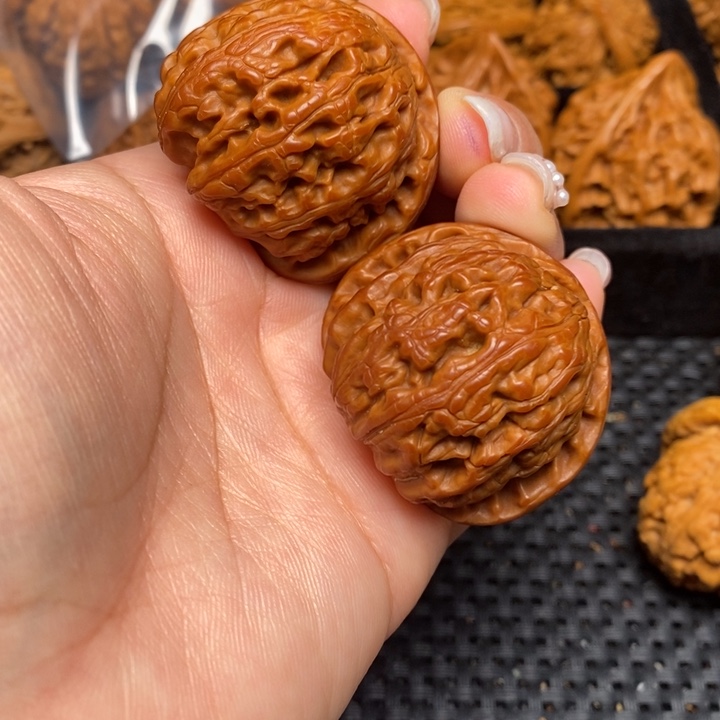 吊坠文玩核桃秦岭野生49