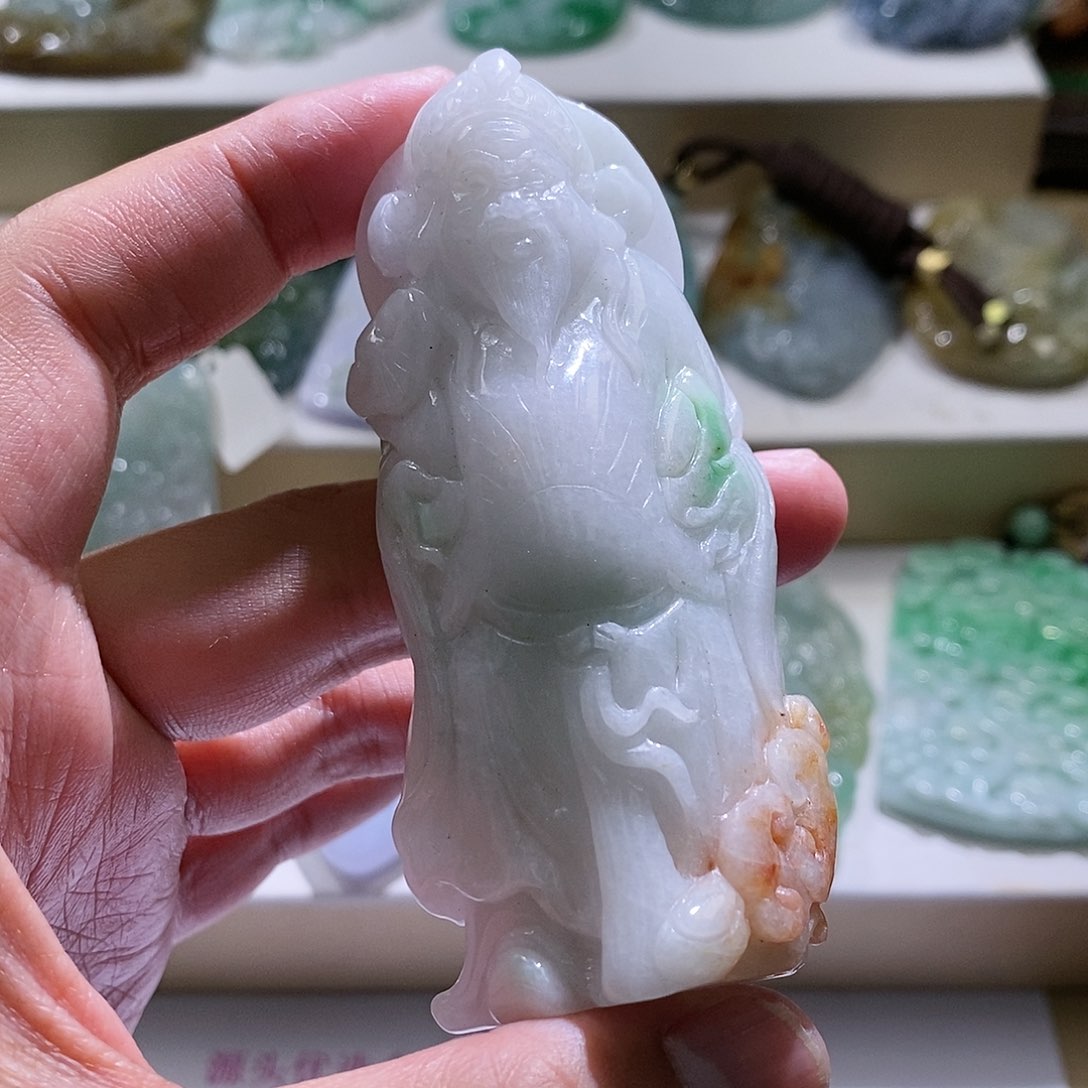 【闪购商品】翡翠颈饰未镶嵌财神