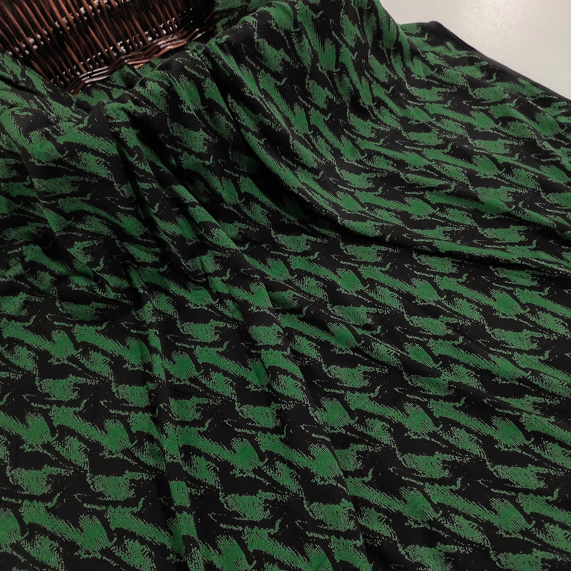 绿影芭莎 高档精梳舒养棉布料 春秋季弹力针织面料服装打底衫面料