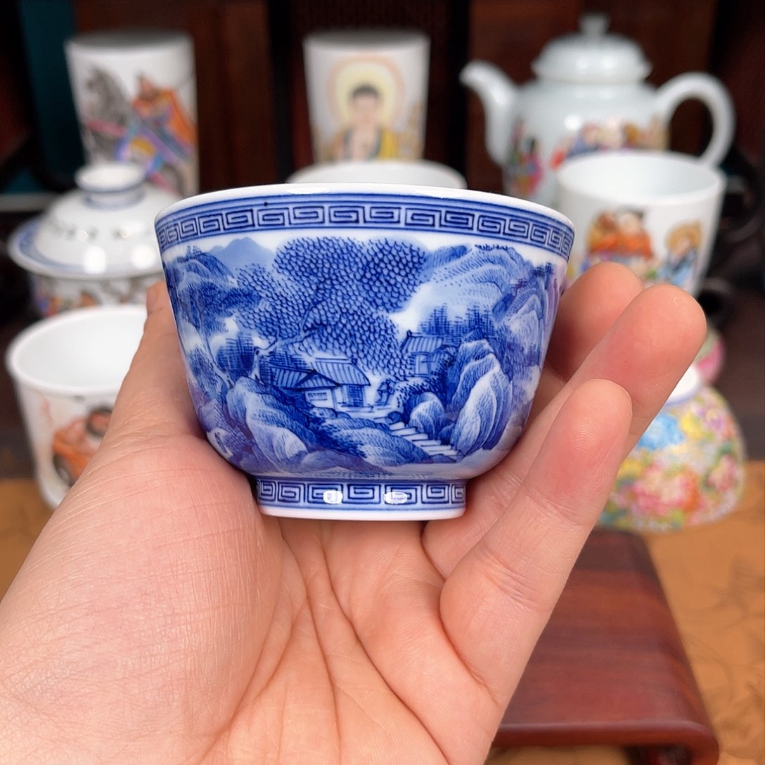 杯景德镇瓷器全手工制作