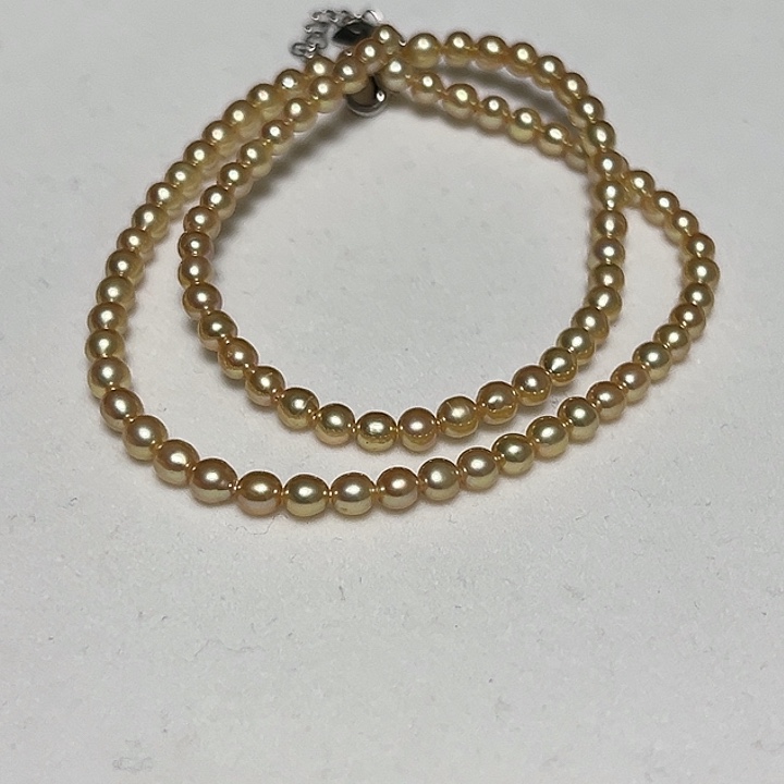 钛钢颈饰淡水珍珠