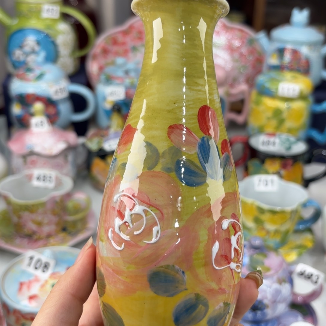 景德镇手绘高温釉下彩陶瓷茶具