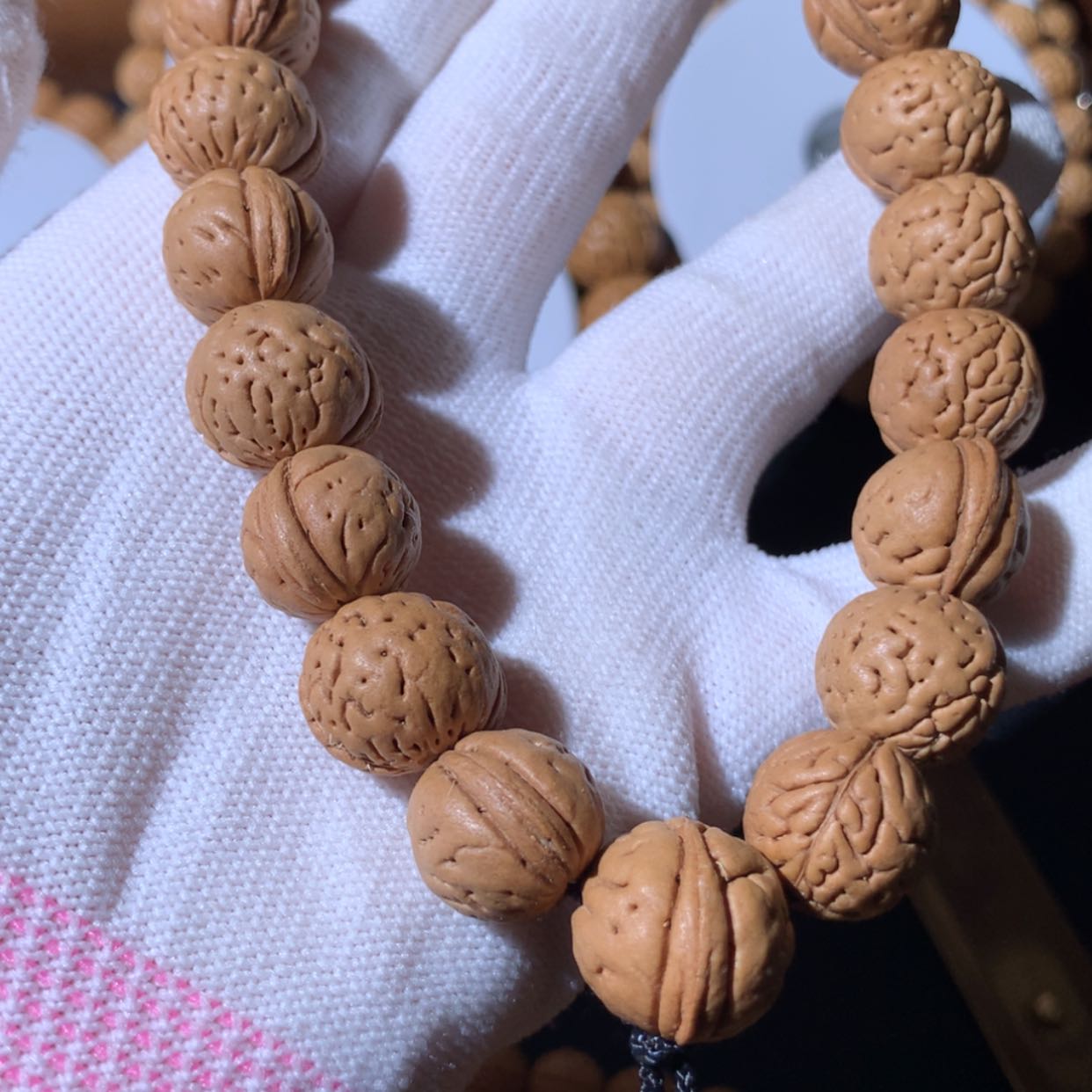 【闪购商品】桃核手串一道筋手持13+尺寸