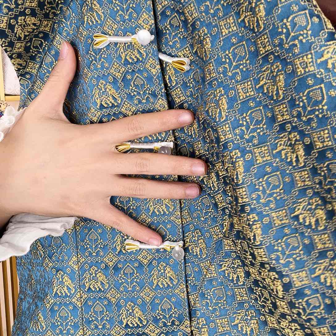 蚕丝万象更新纹马甲